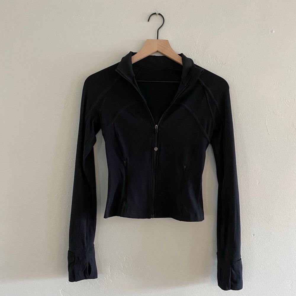 Lululemon Ribbed Nulu Cropped Define Jacket